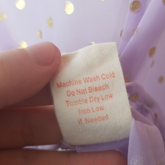 Button Up Purple Blouse - Picture 8 of 8